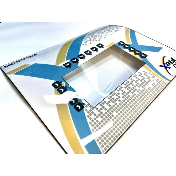 Embossing Tactile Dome Membrane Front Panel Switch For Internet Touch Screen