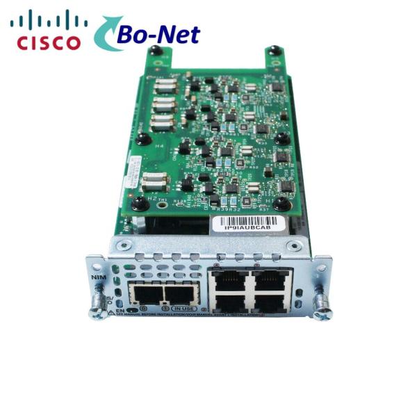 Quality FXS 4 Port Cisco Wan Interface Card ISR 4000 Router Modules FXO NIM-2FXS/4FXOP for sale