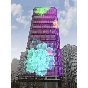 266x250 Transparent LED Display Panel Multiscene Aluminum Frame