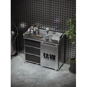 Multi Functional Prep Station Table Compact Kitchen Prep Station Customized