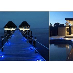 Warm White Solar Road Stud with 12 LEDs for Traffic Roadway Safety and Driveway