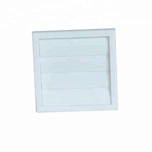 100-200mm Plastic Ventilation Fixed Louvre Square Grille with Plastic Blade