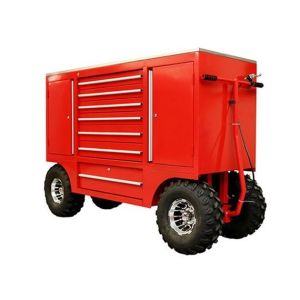 Heavy Duty Texture Grain Powder Spray Surface Treatment Mobile Tool Trolley with