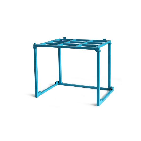 Quality CE RAL Painted 1.5T Capacity Folding Stackable Steel Racks for sale