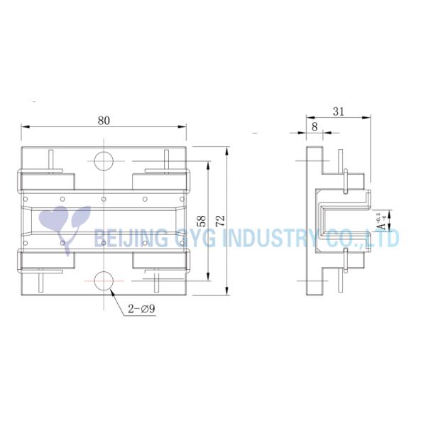 ELASTIC SLIDING GUIDE SHOE GHZ12 LIFT SAFETY COMPONENT CAR RATED LOAD 1600KG