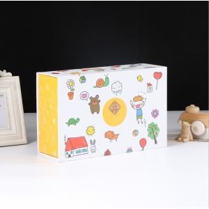 Foldable Recyclable Matt Lamination Cardboard Toy Box