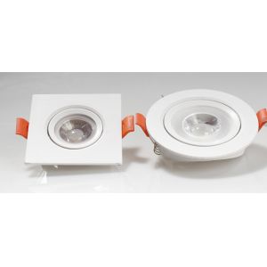 3/5/7W 86~264V Eco Series Plastics Downlight Led Smd Downlight 2.5/3/3.5 Inches