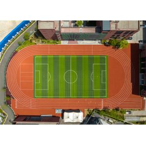 Colourful Full PU 13MM Running Track Flooring Runway Harmless
