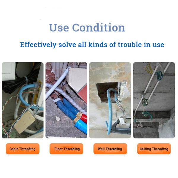 Pull Wire Fish Tape Nylon Cable Push Puller Electric Wire Puller Machine