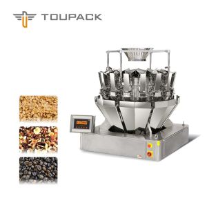 High Speed Grain Multihead Weigher Machine 20 Head MCU / PLC