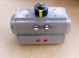 PTFE pneumatic rotary actuator double action and single action