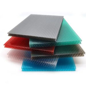 6mm-16mm Tinted Honeycomb Polycarbonate Sheet Hollow
