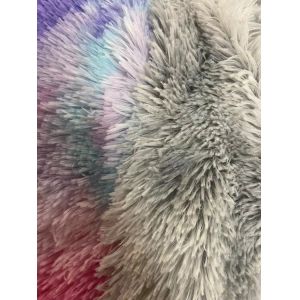 Long pile faux fur 100% polyester knitted plush toy fabric for plush stuffed