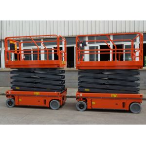 Small Electric Scissor Lift Aerial Work Platform Working Height 10M