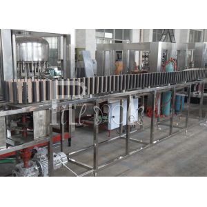 3 In 1 Glass Bottle / Bottled Hot Drink Beverage Tea Juice Filling Machine /