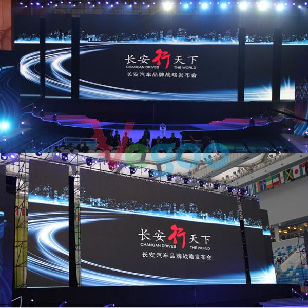 Lightweight P4 Rental LED Display commercial led screens 1R1G1B / SMD2121 Black