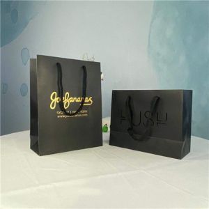 Recyclable Logo Custom Printed Paper Bags For Shopping