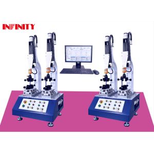 Connector Insertion And Extraction Force Testing Machine With 2 Slots Dual