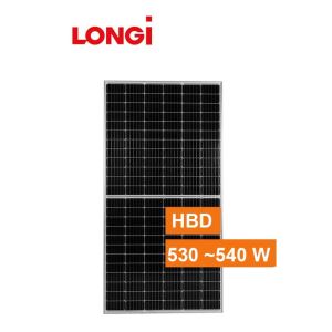 Longi 9bb Hbd Bifacial 520w 530w 535w Mono Solar Panels