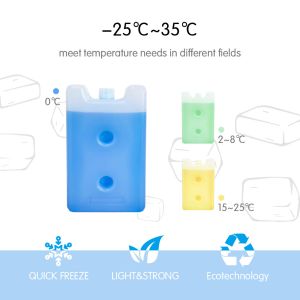 No Leakage Reusable Phase Change Materials Ice Pack Plastic Container