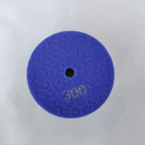 100mm Resin and Diamond Granite Marble Stone Floor Polishing Pad for Wet Dry