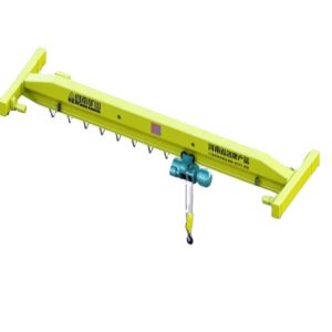 Electric Mobile Single Girder Rail Overhead Crane Remote Control