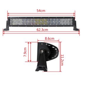 G5D Style 120W 40pcs 3W CREE LED LIGHT BAR 6000K 10-30V Combo Beam,Flood Beam,