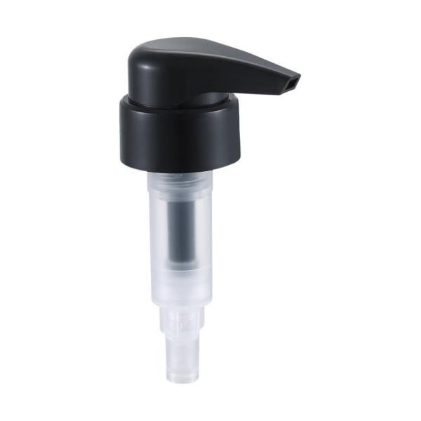 Quality Outside Spring Black Soap And Lotion Dispenser 4.5cc 3.5cc PCR Hand Soap Pump Dispenser for sale