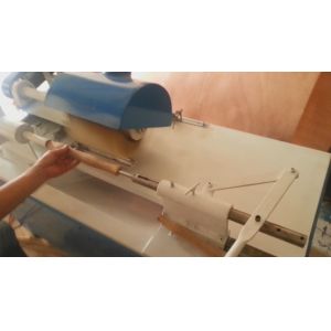 CJ-410 Semi automatic wooden handle sanding & polishing machine