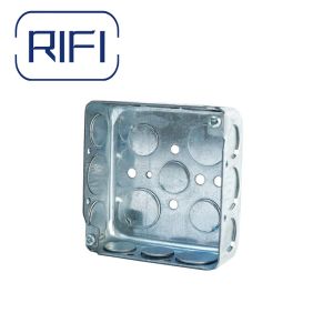 UL Listed Outdoor Electrical Galvanized Metal 4x4 Square Junction Boxes