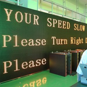 High Brightness VMS LED Display with 16mm Pixel Pitch and 3906 dot/m2 Density