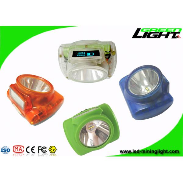 Quality USB Rechargeable Led Mining Cap Lamp OLED Screen Display Cordless Anti - Explosive for sale