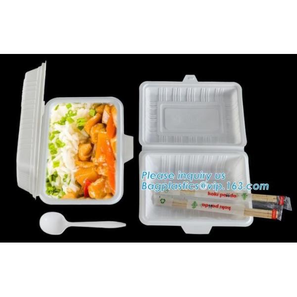 biodegradable corn starch food container,Airline new nature 900ml biodegradable