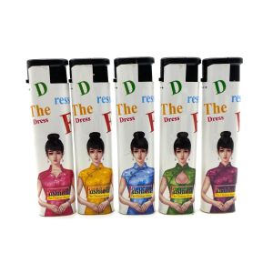 Lighter Size 80*23.7*11.18mm Plastic Cigarette Gas Lighter for Windproof BBQ