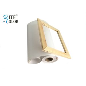 Bright White Stretched Matte Canvas Roll 260gsm Polyester Print Fabric