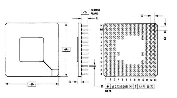 Quality Integrated Circuit Chip ENHANCED 32-BIT MICROPROCESSOR  MC68030RC16B/25A MOTOROLA  PGA  for sale