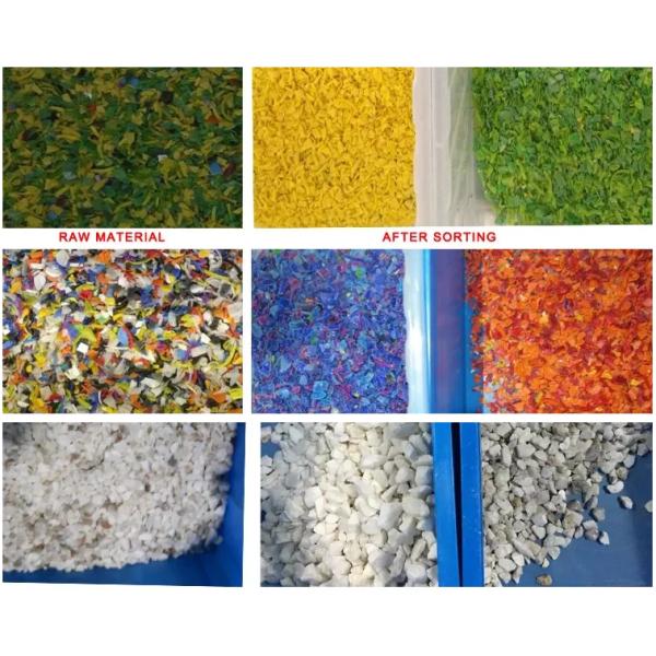 High Precision Optical Plastic Sorter Machine 99.9% Accuracy Easy Maintenance