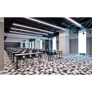 AE Conference Room Movable Partitions / Modern Glass Partition Wall OEM