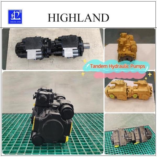 Quality Precision And Reliability Tandem Hydraulic Pumps With Swash Plate Structure for sale