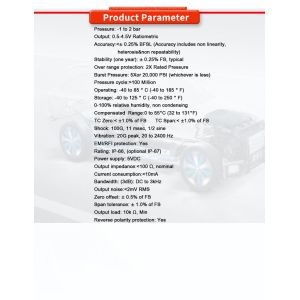 Customized AST2000-1569Y0.5-4.5V Pressure Sensor for Oil and Gas Pressure