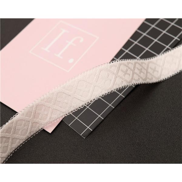 2.1cm Nylon Polyester Webbing Spandex Jacquard Webbing Tape For Underwear Bra Home Textile