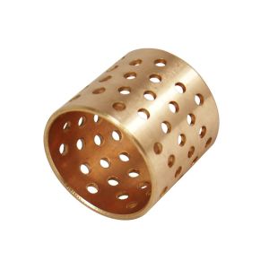 Rolled Bronze Bushing with Diamond Indents | Metric Sleeve material CuSn8 &