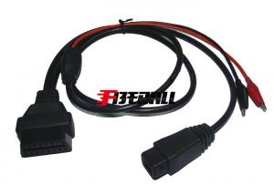 FA-DC-PS03, Auto Conversion and Extension Cable OBDII Female TO PSA 2Pin + BATTERY CLAMP