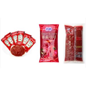 2 Lanes PLC 220L Multi Packing Machine Liquid Sachet Paste Sauce 220mm