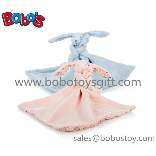 CE approved good quanlity infant toy plush baby bunny hold blanket