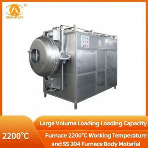 Large Volume Loading Capacity Continuous Furnace with 2200℃ Working Temperature