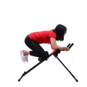 OEM Gym Abdominal Crunch Machine , 9KGS Abdominal Exercise Equipment