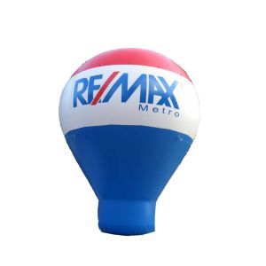 Wholesale rooftop hot air balloon shape Inflatable cold air balloon/ ground inflatable advertising balloon for sale from china suppliers