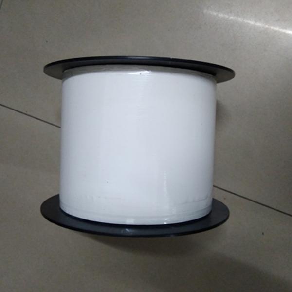 White color 10MM X 12,000M White marking tape for indent marking machine (HDPE jacket- Optical fiber cable)