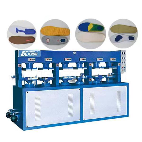 Oil Hydraulic EVA Shoe Sole Making Machine , Multifunctional Shoe Injection